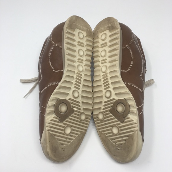 Salvatore Ferragamo Leather Athletic Shoes 7-1/2B - Picture 4 of 7